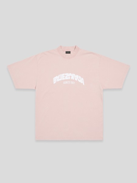 Back Flip T-Shirt - pink white