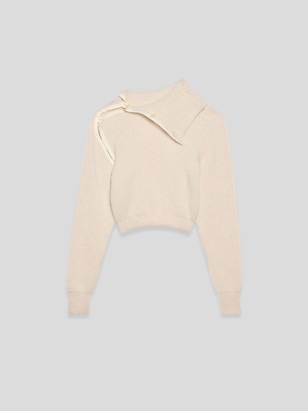 La Maille Vega Sweater - light beige
