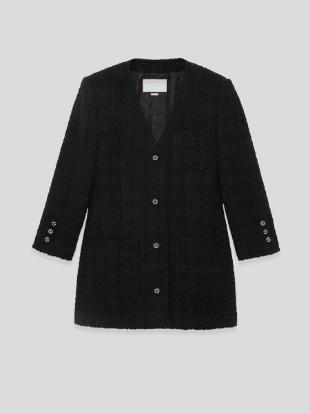 Tweed Jacket - black