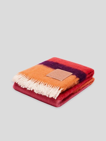 Stripe Blanket - multi red