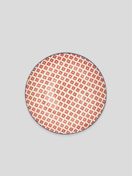 Tarascon Dessert Plate - red