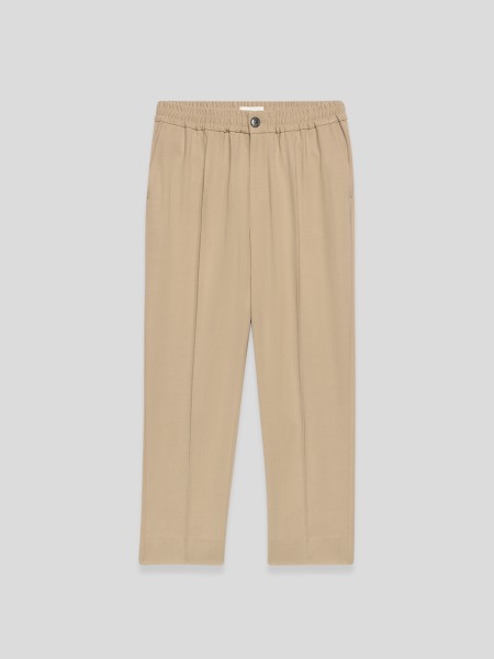Elasticated Trousers - beige