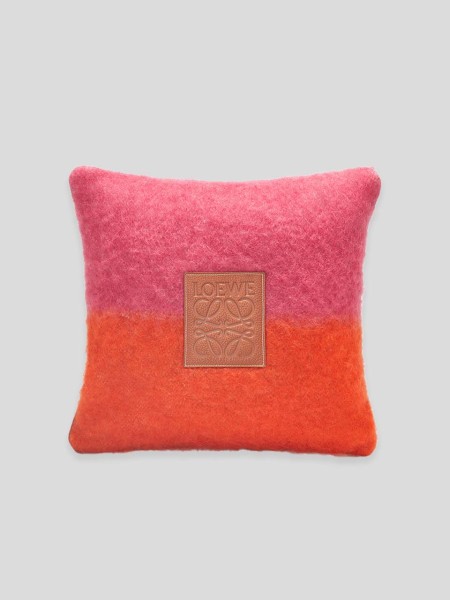 Stripe Cushion - multi orange