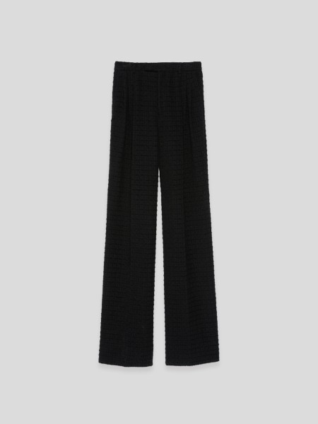 Tweed Trousers - black