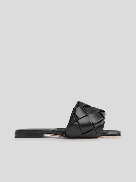 Lido Flat Sandal - Black
