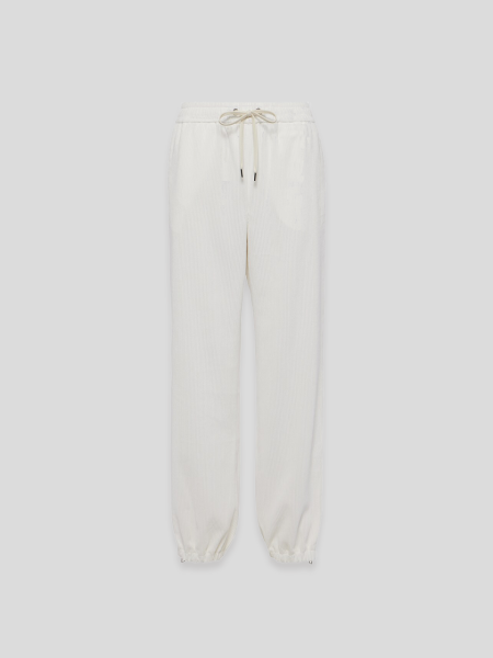 Corduroy Sweatpants - white