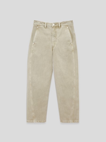 Twisted Pants - grey beige