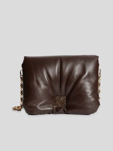 Goya Puffer Bag - brown