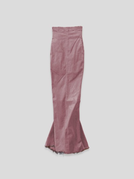 Denim Skirt - dark pink