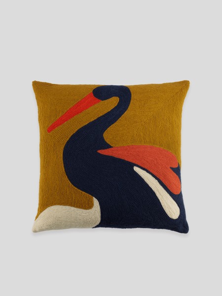Cushion Swan - blue