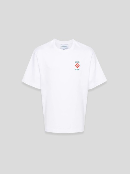 T-Shirt Casa Sport 3D Icon - white