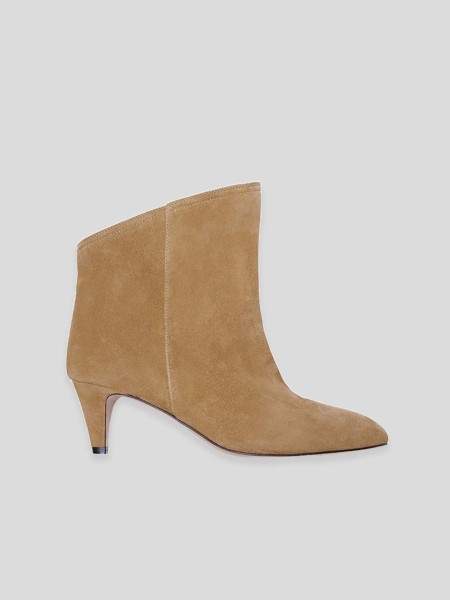Dripi Suede Ankle Boots - taupe
