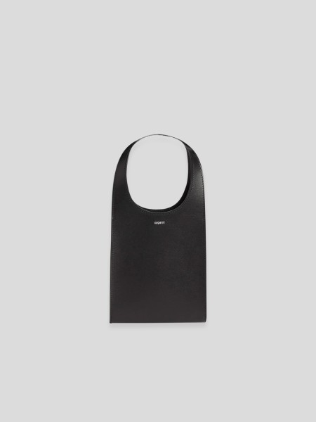 Micro Swipe Tote Bag - black