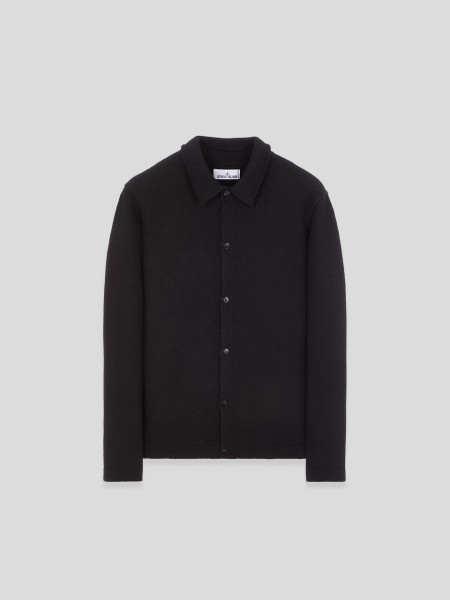 Knit Overshirt - black