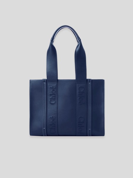 Medium Tote Bag - dark blue