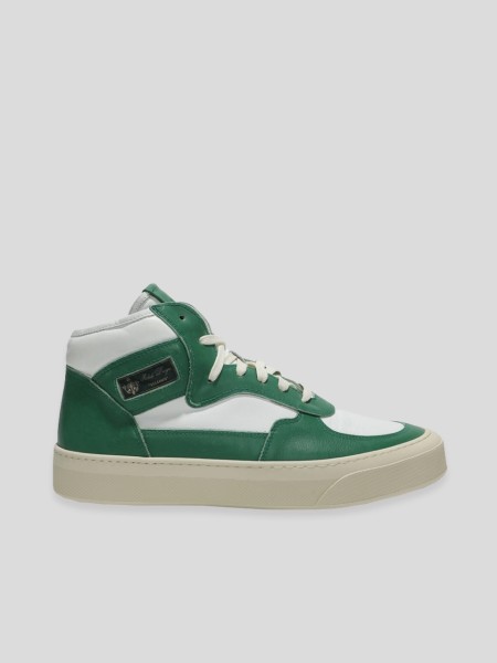 Cabriolets High Top Sneakers - green white