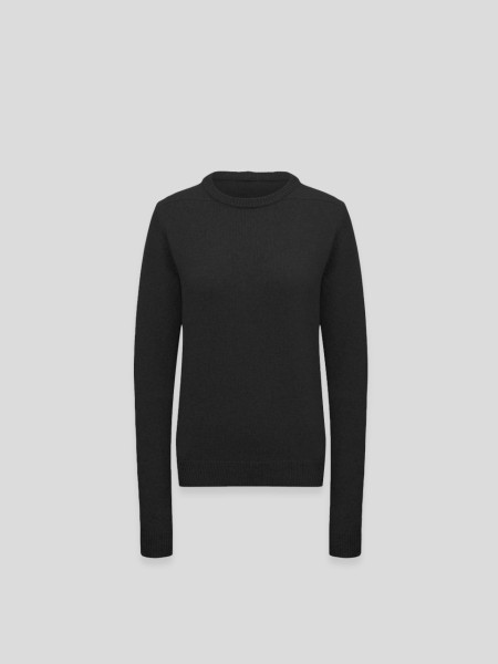 Cashmere Knit Sweater - black