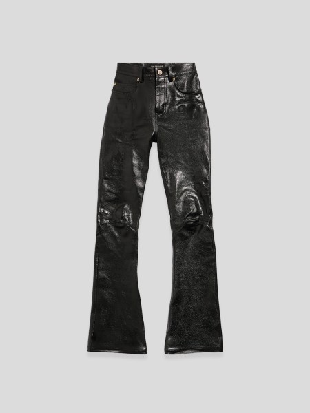 Bootcut Leather Pants