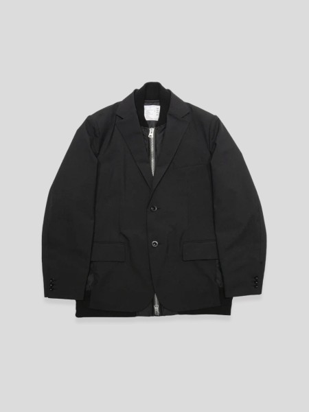 Suiting x Nylon Twill Jacket - black