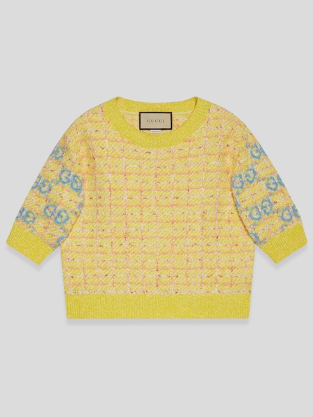 GG Crewneck Sweater - multi yellow