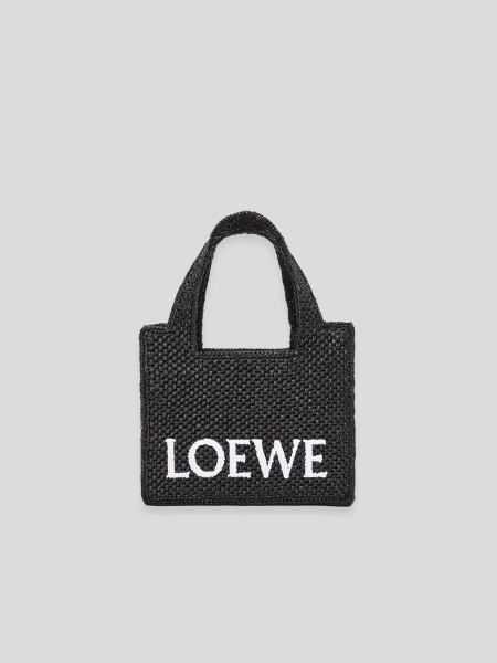 Loewe Font Tote Mini Bag - black