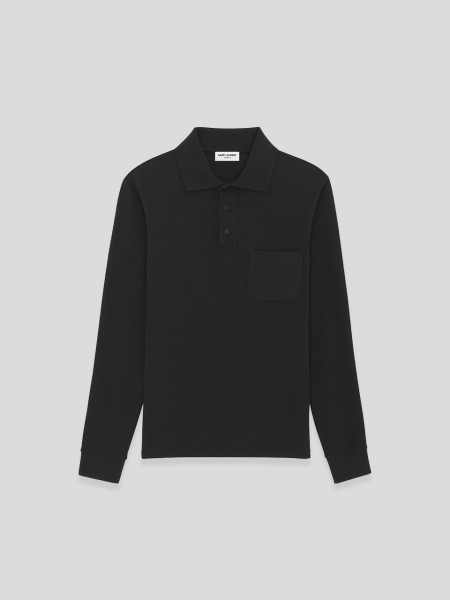 Piqué Polo Shirt - black
