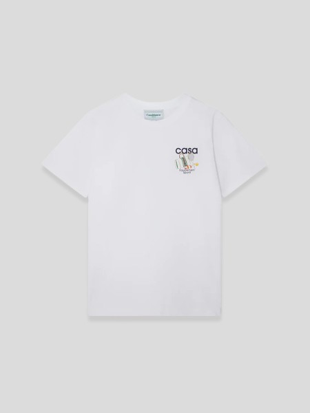 Sportif Print T-Shirt - multi white
