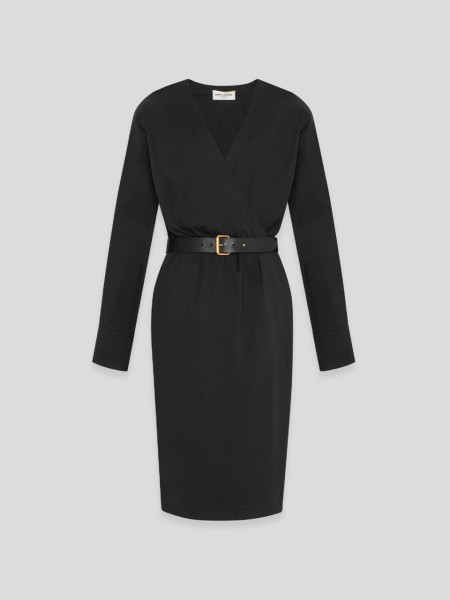 Wrap Dress - black