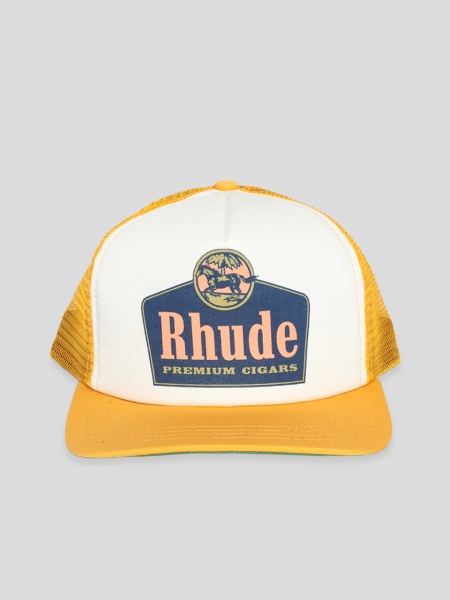 Rhude Cigars Trucker Hat - orange