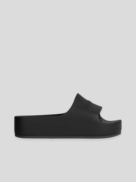 Chunky Slide Sandal - black