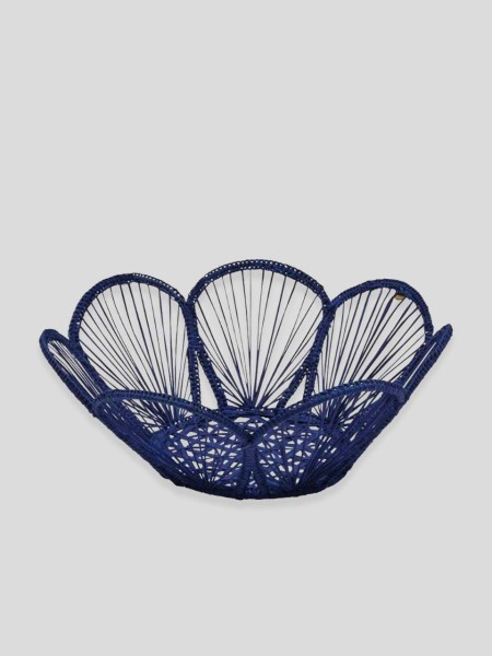 Floral Basket - blue