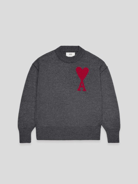 Red Ami De Coeur Sweater - grey