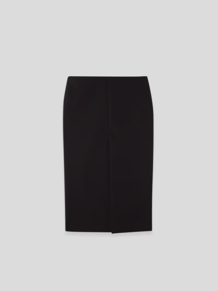 Mid-Length Skirt - black