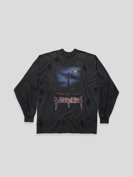 Paris Moon Longsleeve - black