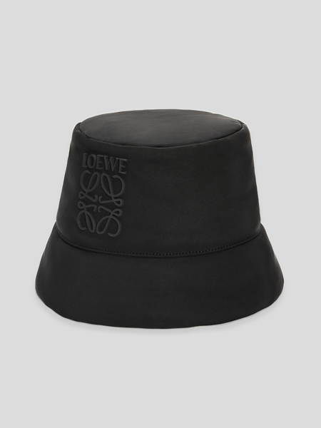 Bucket Hat Puffer - black