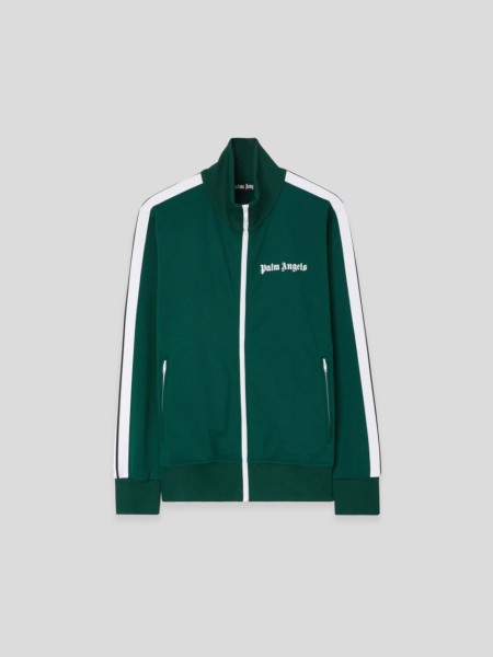 Classic Track Jacket - green white