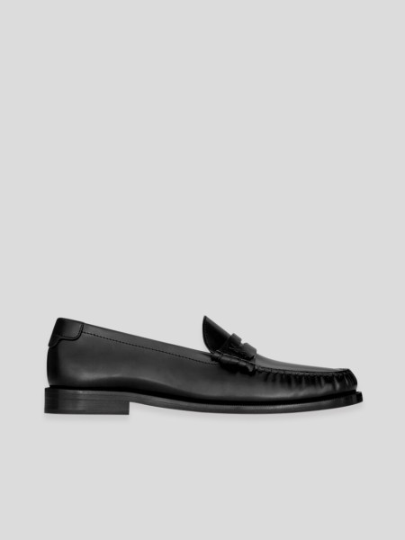 Le Loafer Penny Slippers - black