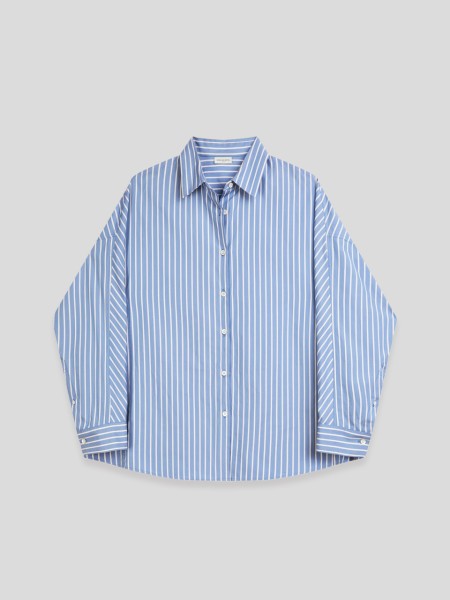 Cocoon Shirt - light blue