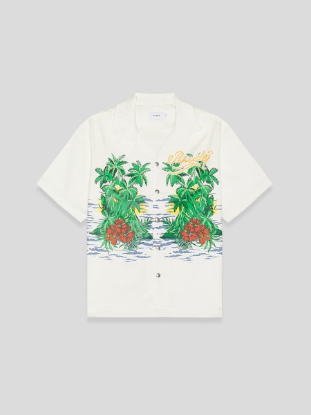 Palmas Snap Shirt - off white
