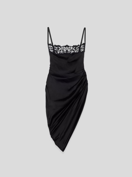 La Saudade Brodee Dress - black