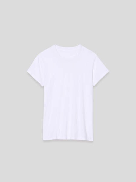 Mariela Crewneck Tee - white