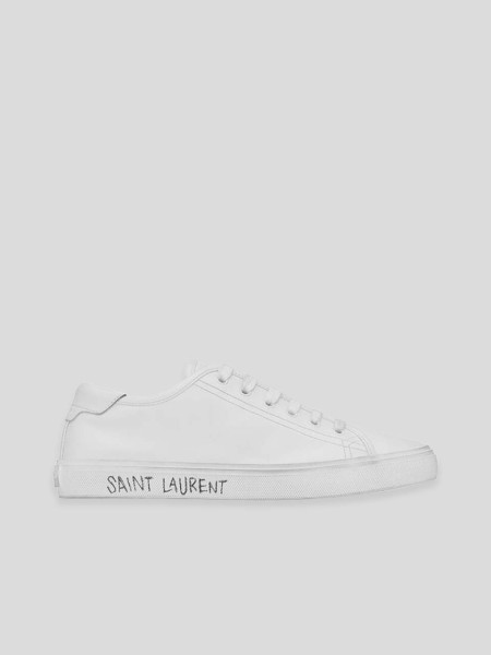 Malibu Leather Sneakers - white