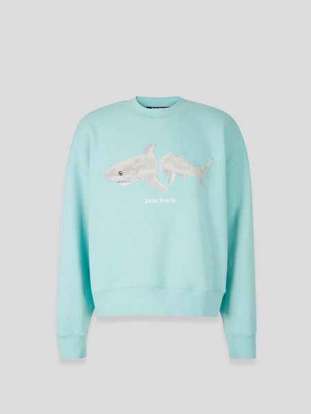 White Shark Crew Sweater - light blue