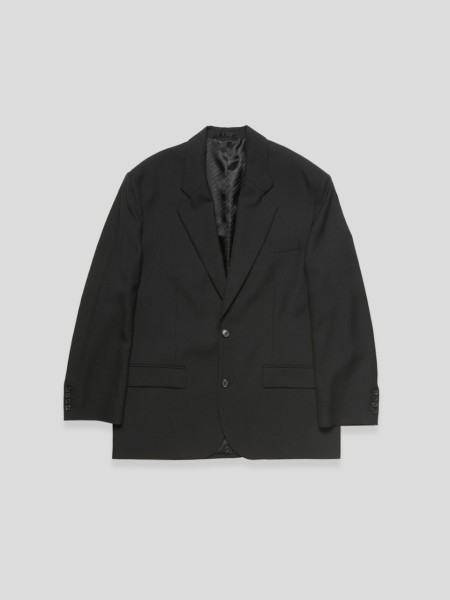 Relaxed Fit Suit Jacket - black