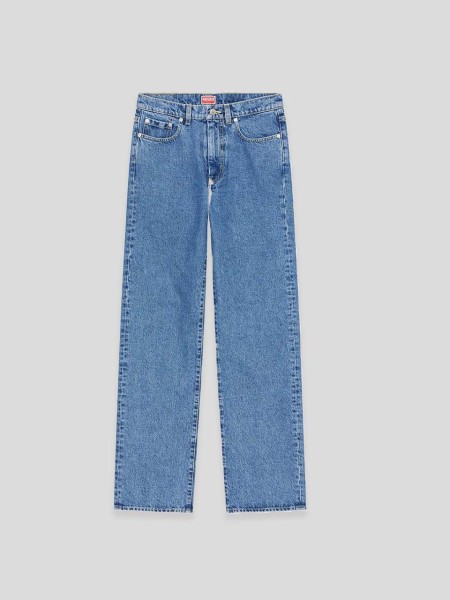 Asagao Straight Jeans - blue