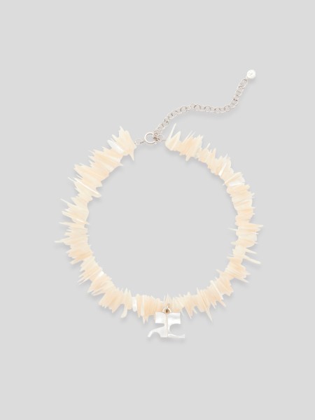 Coral Chocker Necklace - pearl