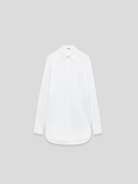 Puzzle Fold Shirt - white