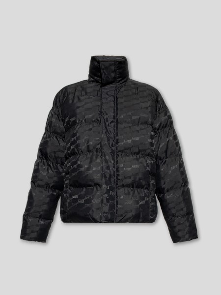 Monogram Puffer Jacket - black