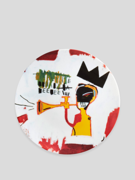 Jean-Michel Basquiat Trumpet Plate 27cm - -