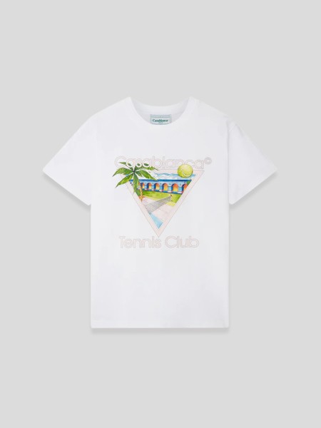 Tennis Club Icon T-Shirt - multi white
